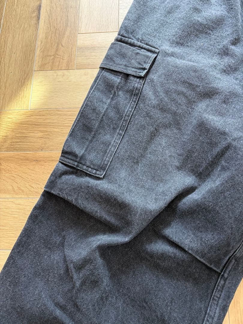 試着のみ　25ss COMOLI コモリ　ブラックドリル6Pパンツ　size1