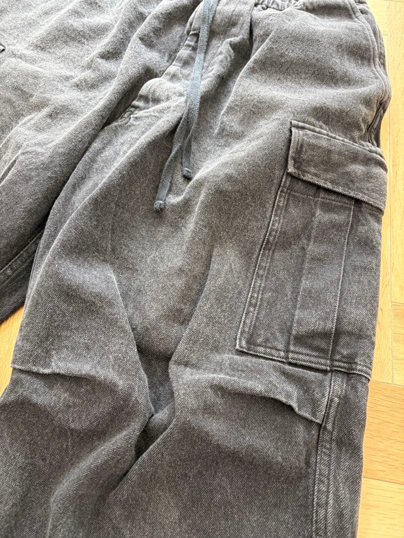試着のみ　25ss COMOLI コモリ　ブラックドリル6Pパンツ　size1