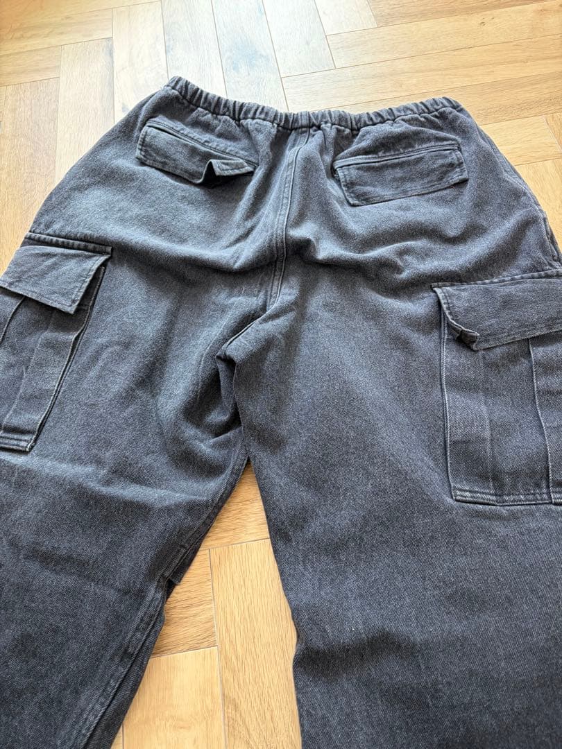 試着のみ　25ss COMOLI コモリ　ブラックドリル6Pパンツ　size1