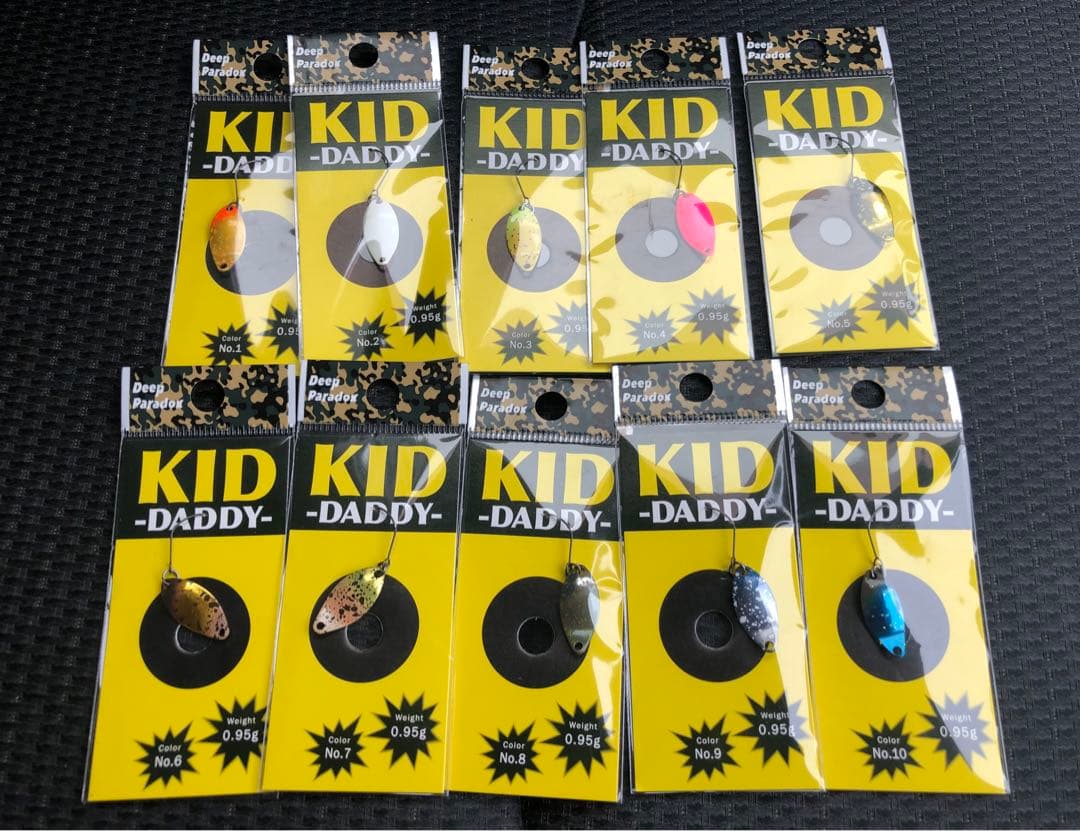 ディープパラドックス　KID DADDY 0.95g 全10色セット