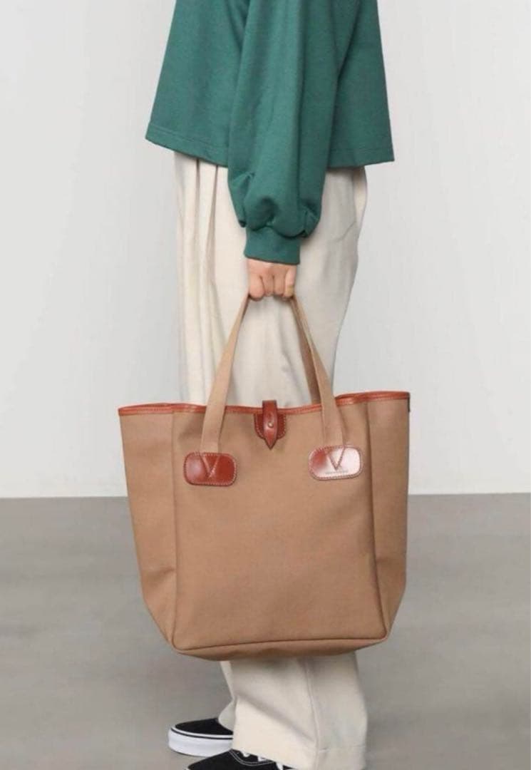 【完売・美品】BSHOP 別注Brady DERWENTトートバッグ　KHAKI