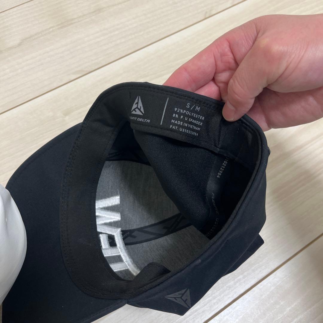 か*ん様 TFW49 キャップ 2点セット FLEXFIT 白 黒 S/M