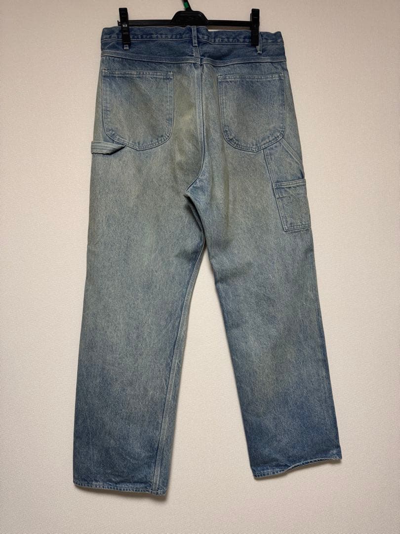 パンツ AURALEE SELVEDGE FADED DENIM PAINTER 4