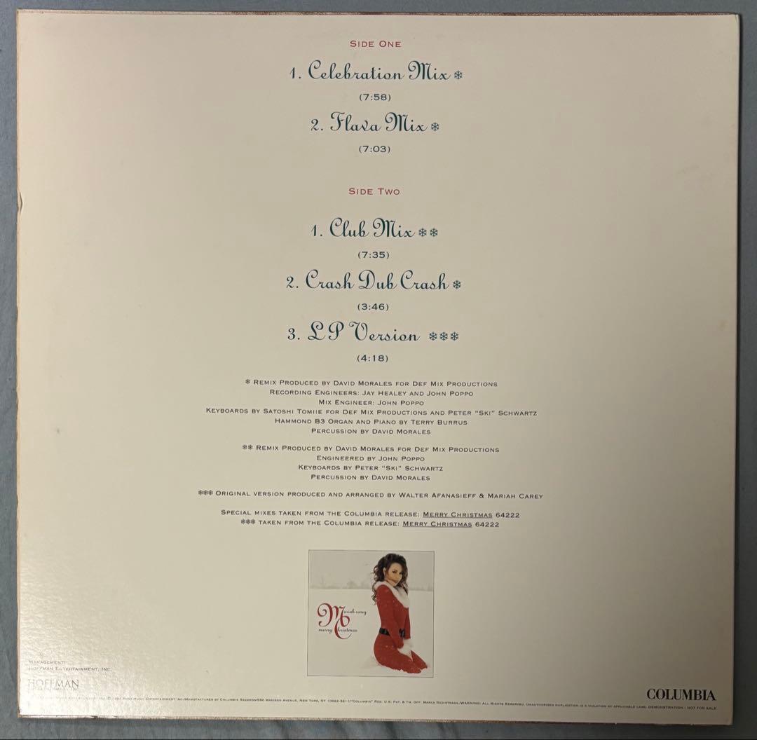 洋楽 promo Mariah Carey Joy To The World