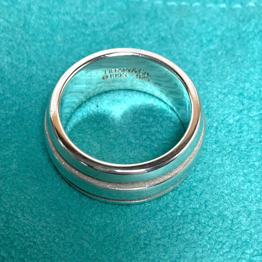 TIFFANY&Co.ティファニー　グルーブドリング　18号 メンズ/レディース