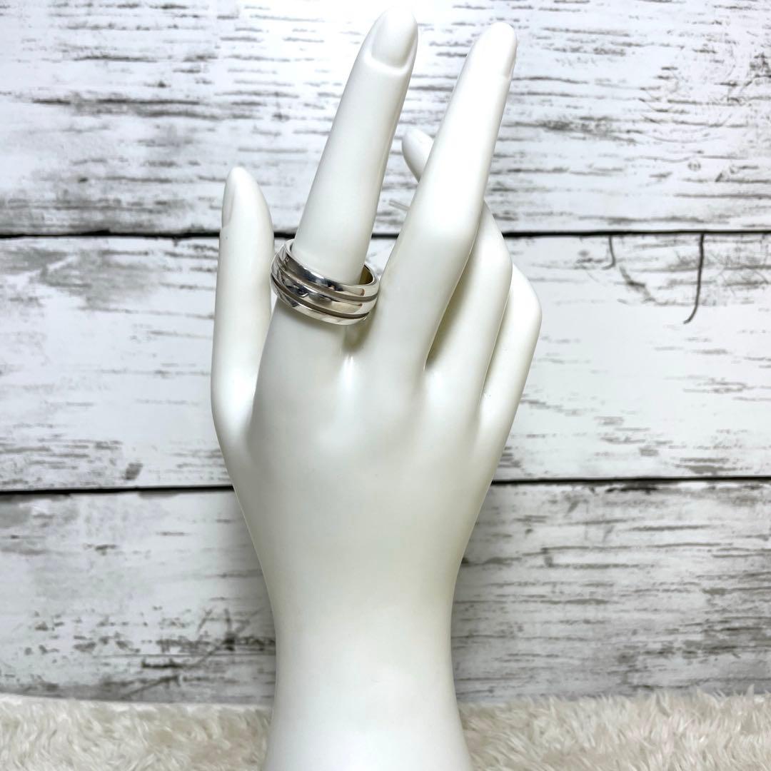TIFFANY&Co.ティファニー　グルーブドリング　18号 メンズ/レディース