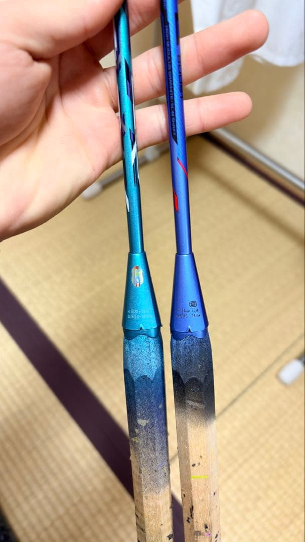 ラケット4本セット AST55×2本 修理済み NF700 VTFB ジャック