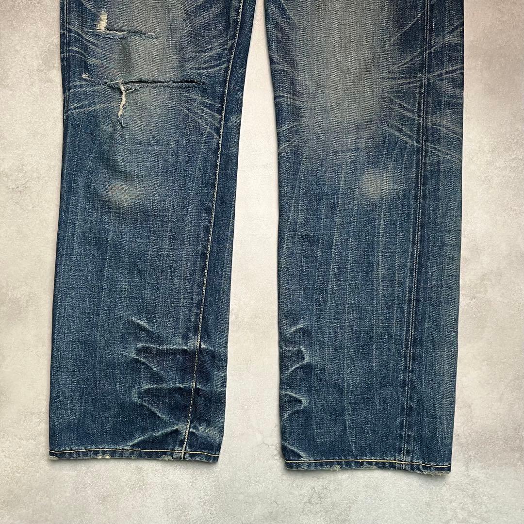 【雰囲気◎】LEVI‘S 501XX LVC1955 W30【鬼ヒゲハチノス】