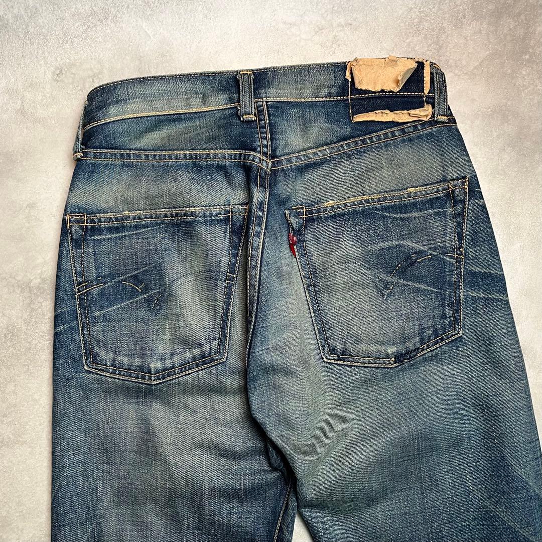 【雰囲気◎】LEVI‘S 501XX LVC1955 W30【鬼ヒゲハチノス】