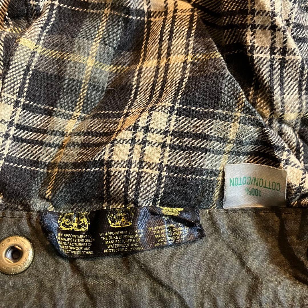 Barbour バブアー フード 3ワラント 80s ヴィンテージ