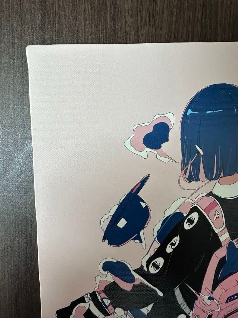 ダイスケリチャード　キャンバスアート「背中から嫌な予感がする人」Mサイズ