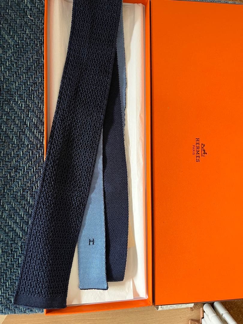 HERMES ニットタイ