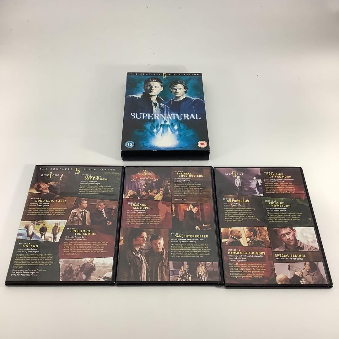 海外版DVD　スーパーナチュラル 第5シーズン　　　　　　　　　　3FDS