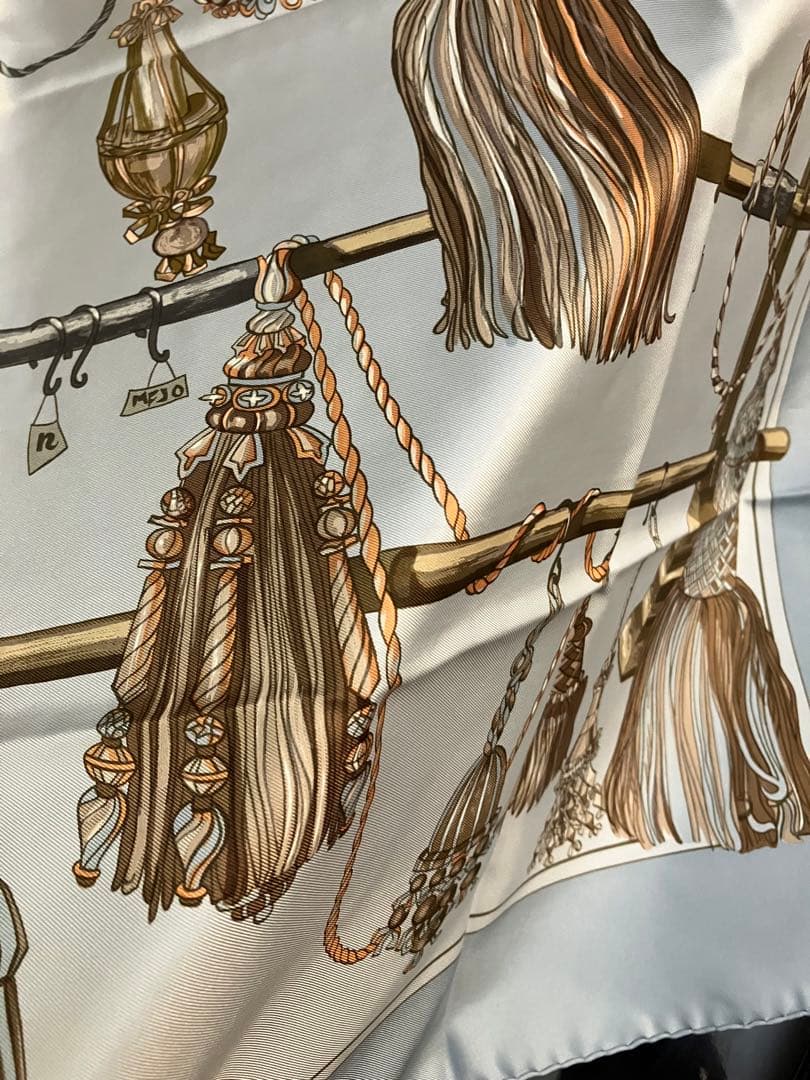 エルメス　HERMES カレ90 Pasementerie 【紐飾り】　大判
