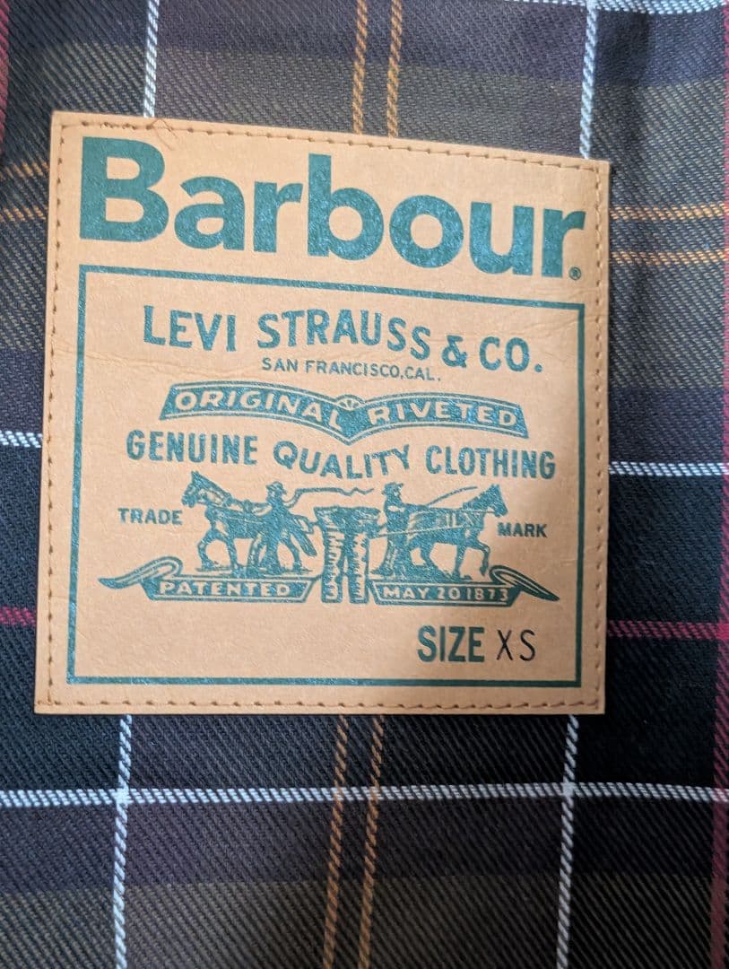 ゆうた　Barbour　Levi’s® Type II XS