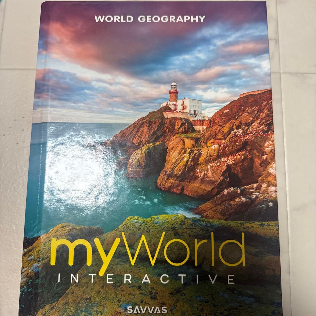 語学・辞書・学習参考書 World geography my world interactive