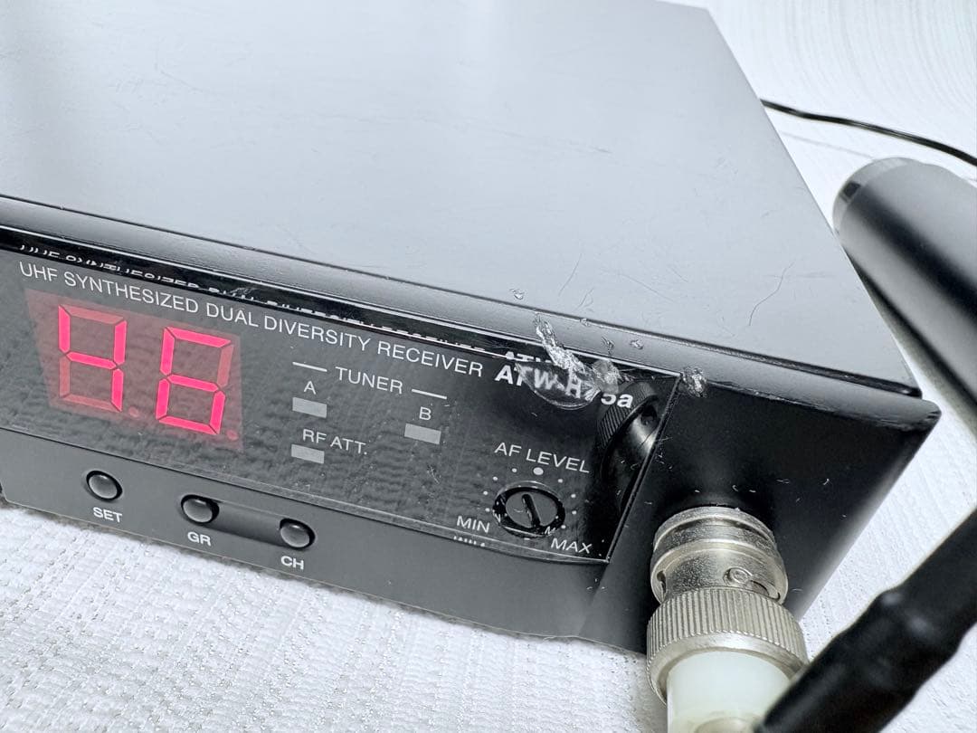 audio-technica ATW-R75a ワイヤレスマイク2本 充電器付き