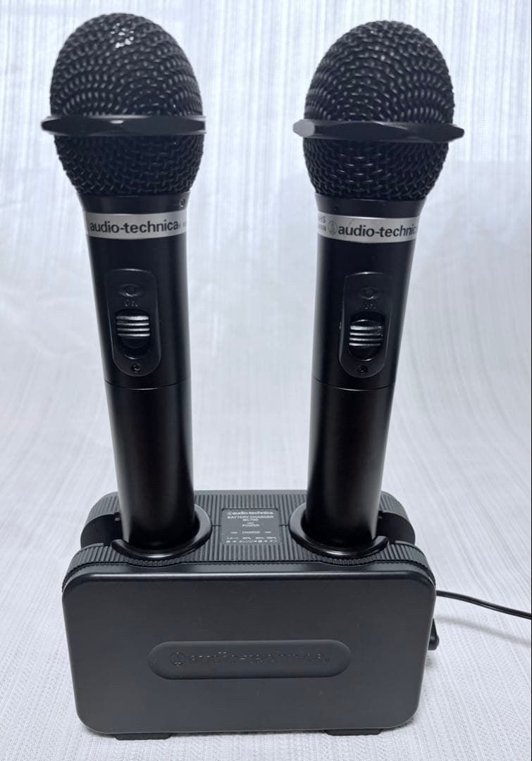audio-technica ATW-R75a ワイヤレスマイク2本 充電器付き
