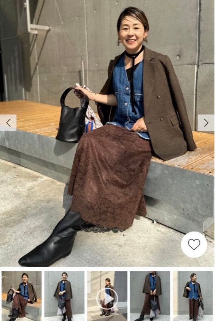 RM デニム　Ｖネックベスト　ノーリーズ　NOLLEY'S