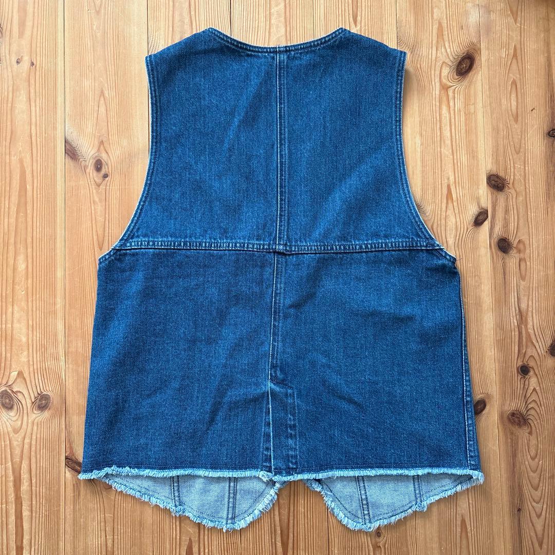 RM デニム　Ｖネックベスト　ノーリーズ　NOLLEY'S