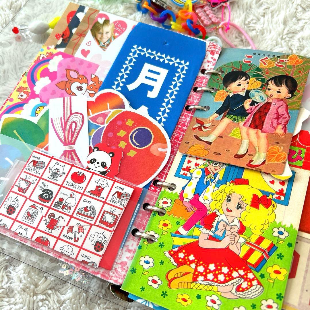 1045 おすそ分けファイル　A5クリアバインダー おもちゃ箱『特大号』