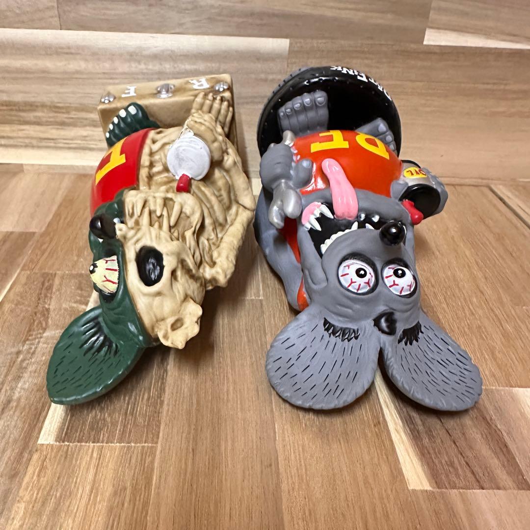 ラットフィンク　フィギュア　2体セット　ボビングヘッド　RAT FINK