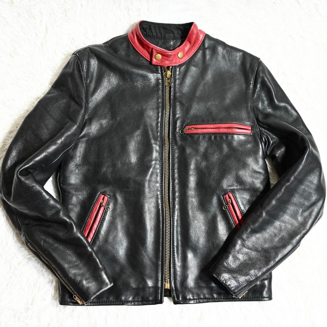 オールドバンソン ライダースジャケット レザージャケット type D