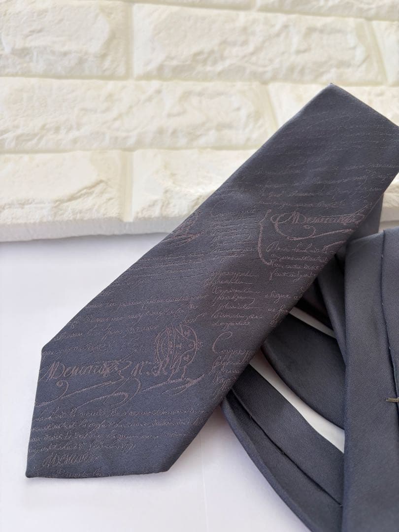 Berluti ベルルッティ ネクタイ ダークグレー
