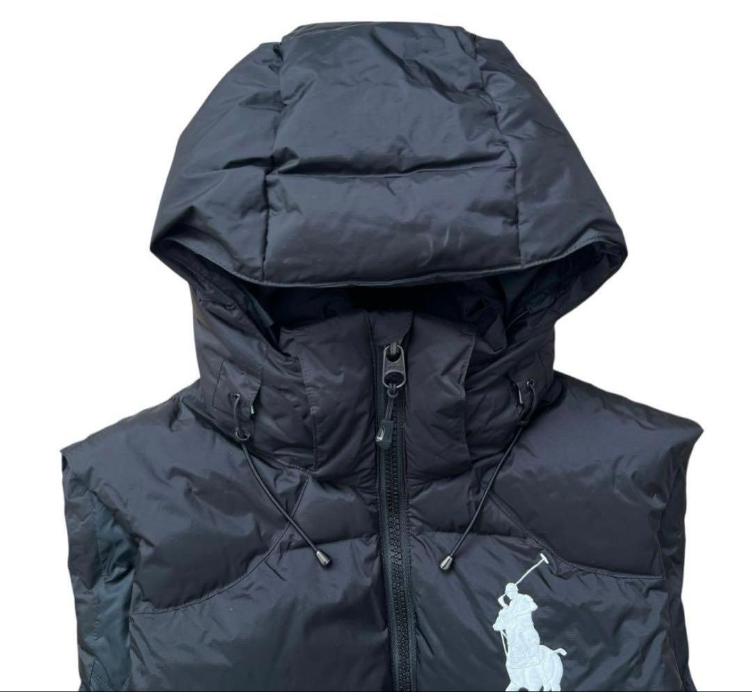 POLO Ralph Lauren　ビッグポニー　ダウンベスト　フード　S