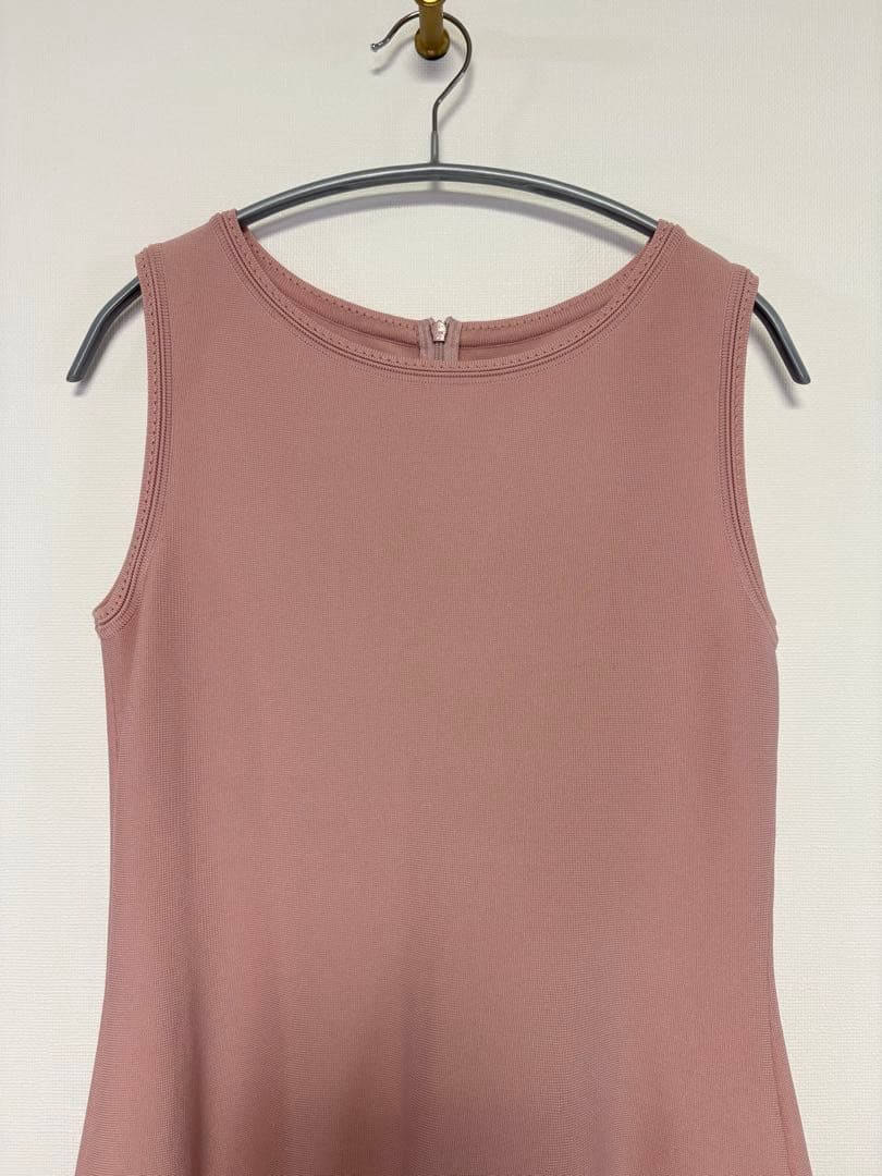 定価91300円　foxey フォクシー　ワンピース　ノースリーブ　ピンク