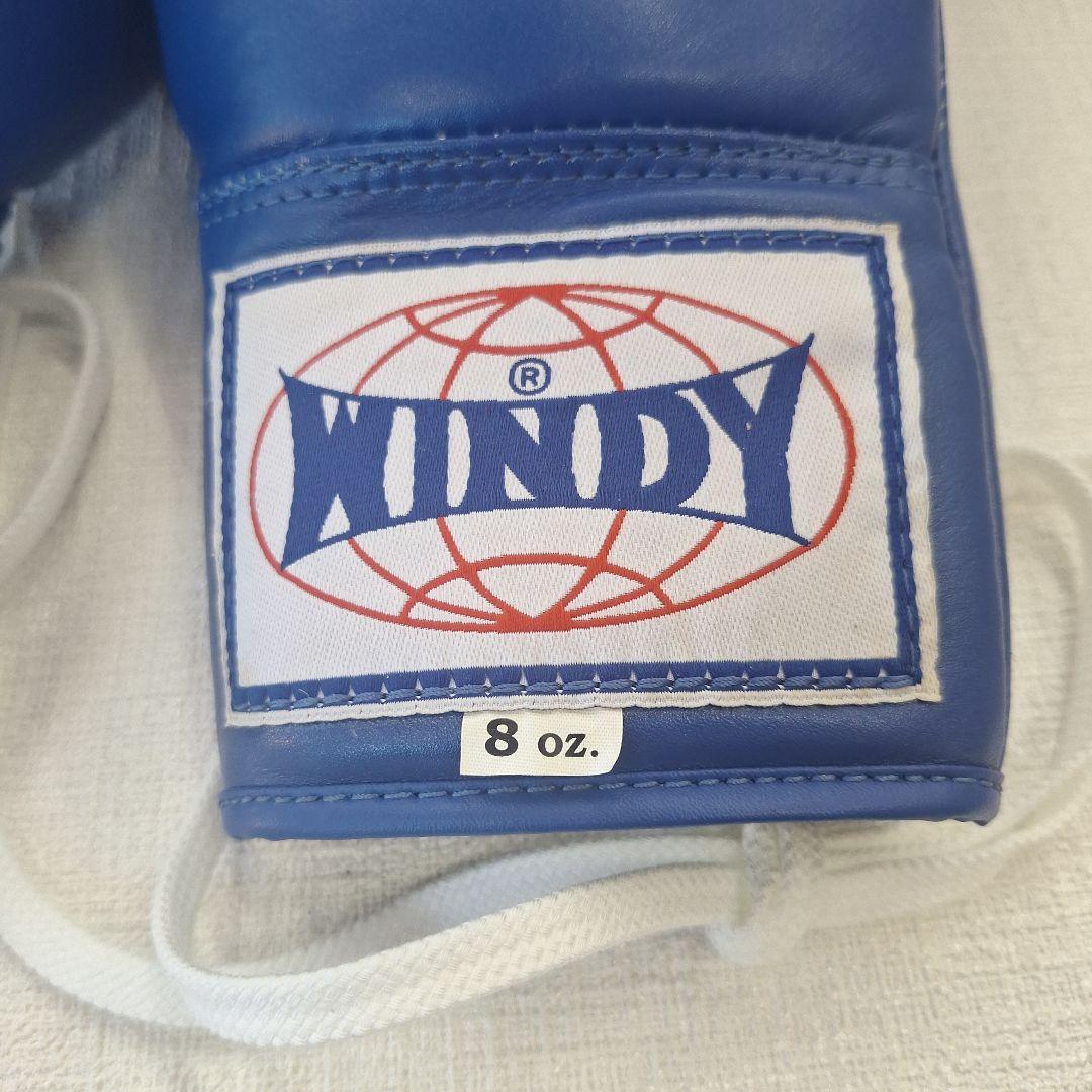 WINDY ボクシンググローブ 8 oz 青 中古・美品