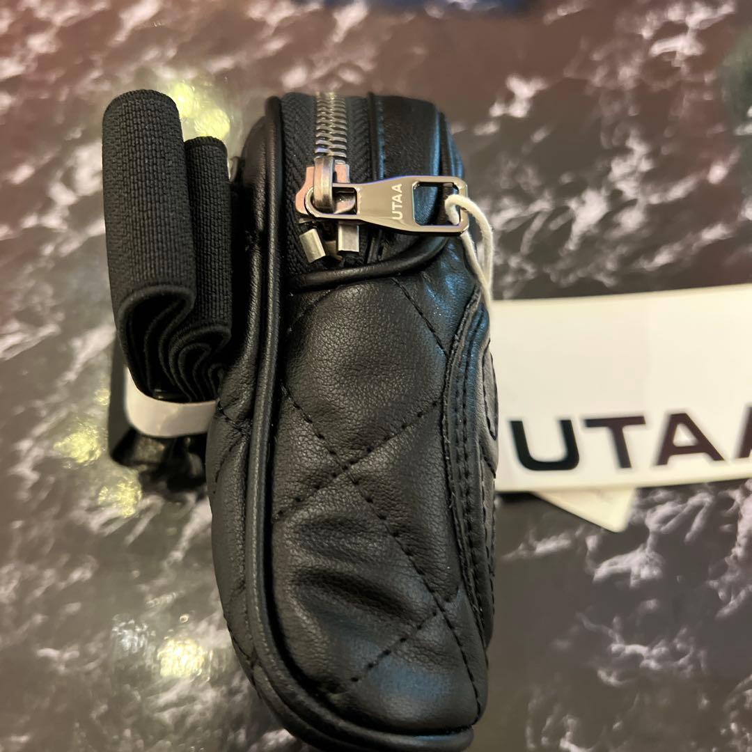 M*様 UTAA ブラック キルティングポーチ