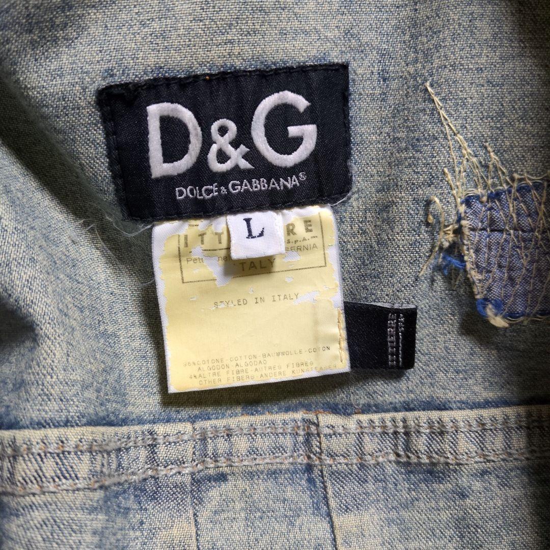 DOLCE＆GABBANA ダメージデニムジャケット