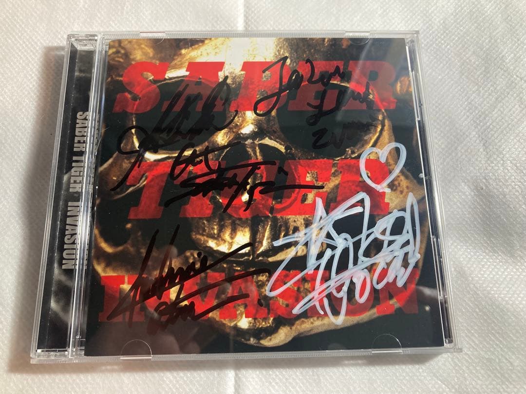 SABER TIGER / INVASION (サイン入り) ジャパメタ