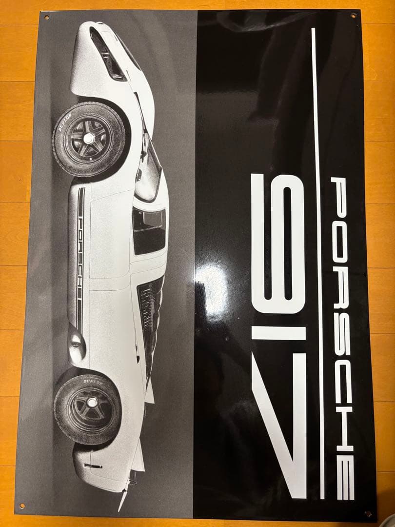 入手困難 ポルシェ純正 ヘリテージ917エナメルサイン限定品