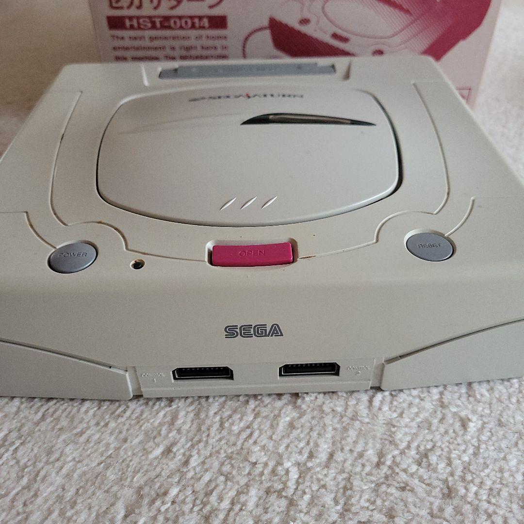 今月末までsale・ソフト4点付き☆セガサターンHST-0014ゲーム器