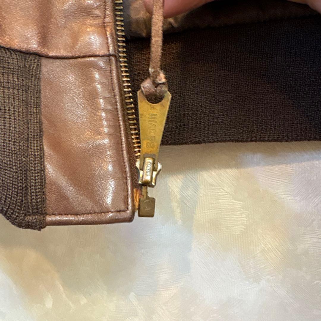 Wills &  A-2 レザー 40 Made in USA