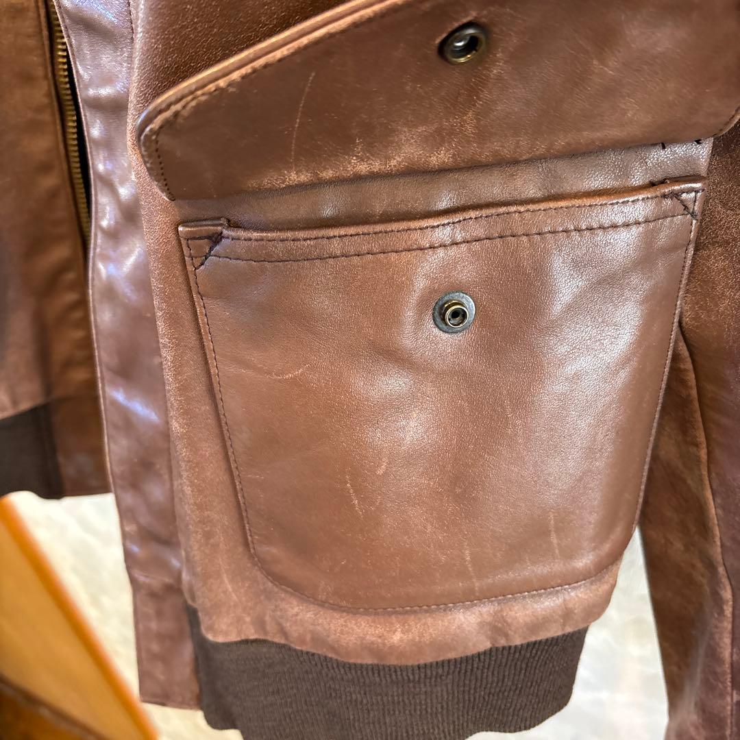Wills &  A-2 レザー 40 Made in USA