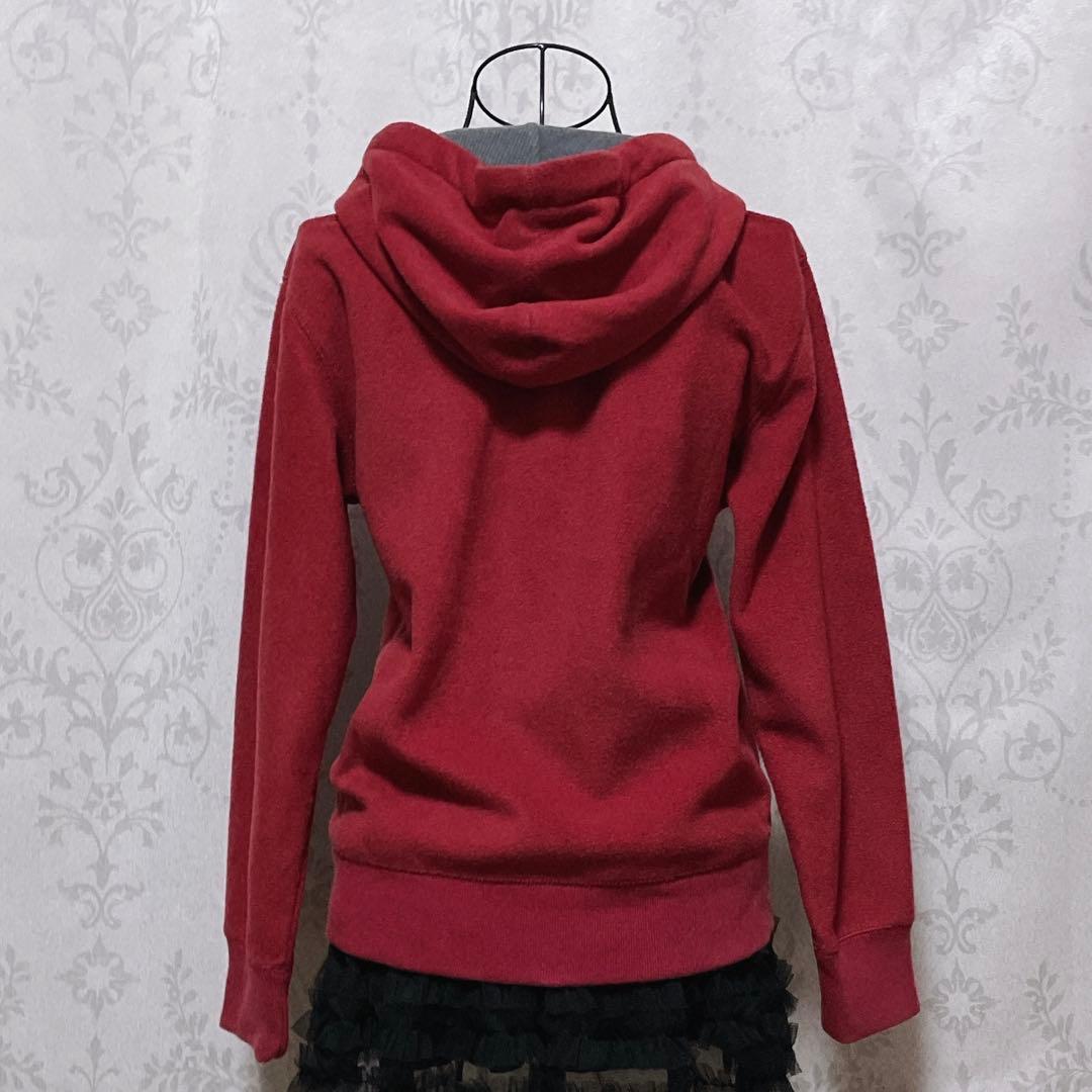 old GAP パーカー フリース 赤 平成ギャルy2k グランジ ヴィンテージ