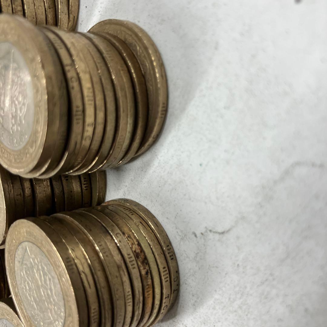 トルコ　リラ　100枚　バイメタル　まとめ　　硬貨