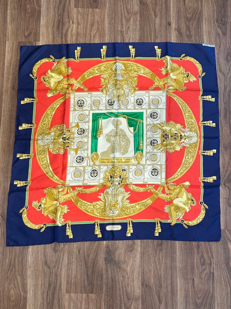 ◇美品！ HERMES エルメス カレ90 人気カラー スカーフ ◇