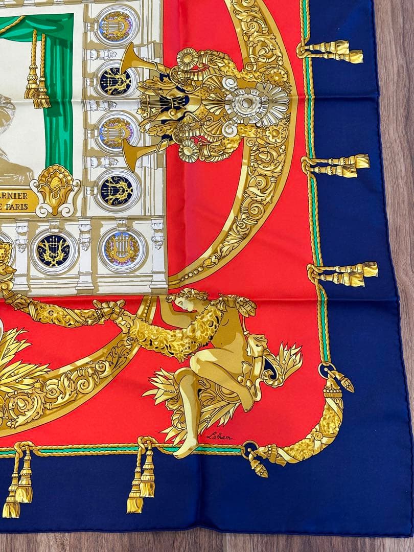 ◇美品！ HERMES エルメス カレ90 人気カラー スカーフ ◇