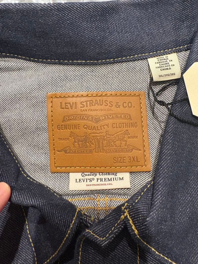 リーバイス 別注 TYPE２リジッド Tバック XXXL