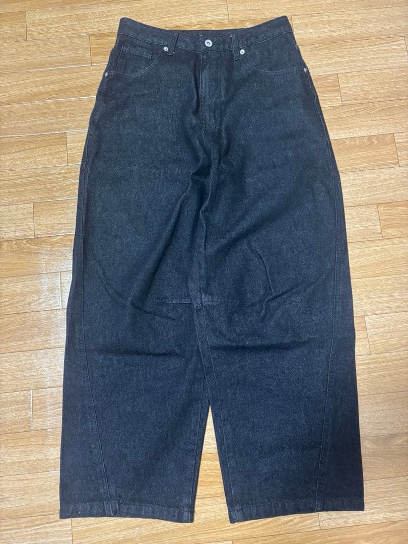 NOREMID ブラックデニム パンツ
