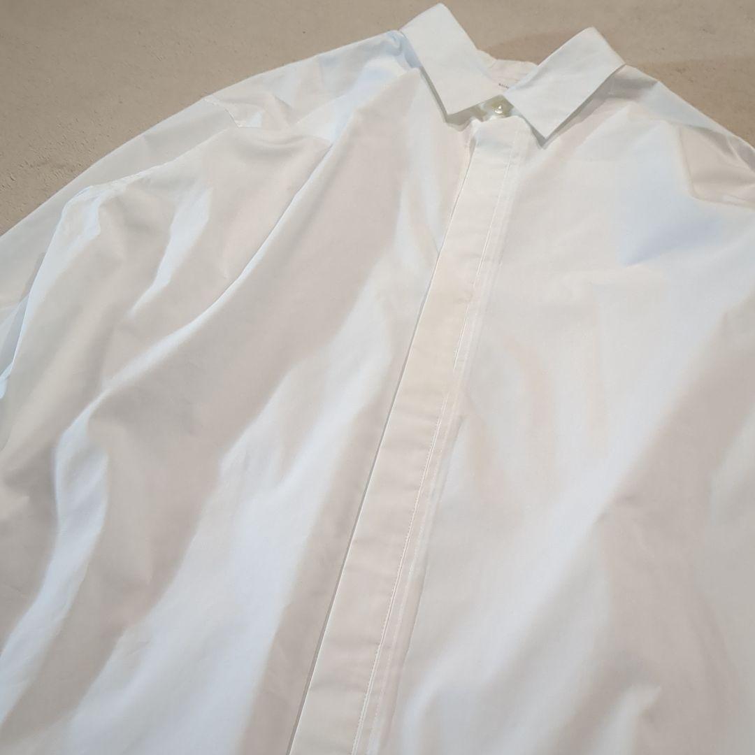 HERALBONY スカーフループ付き ベーシックシャツ 白 定価33,000円
