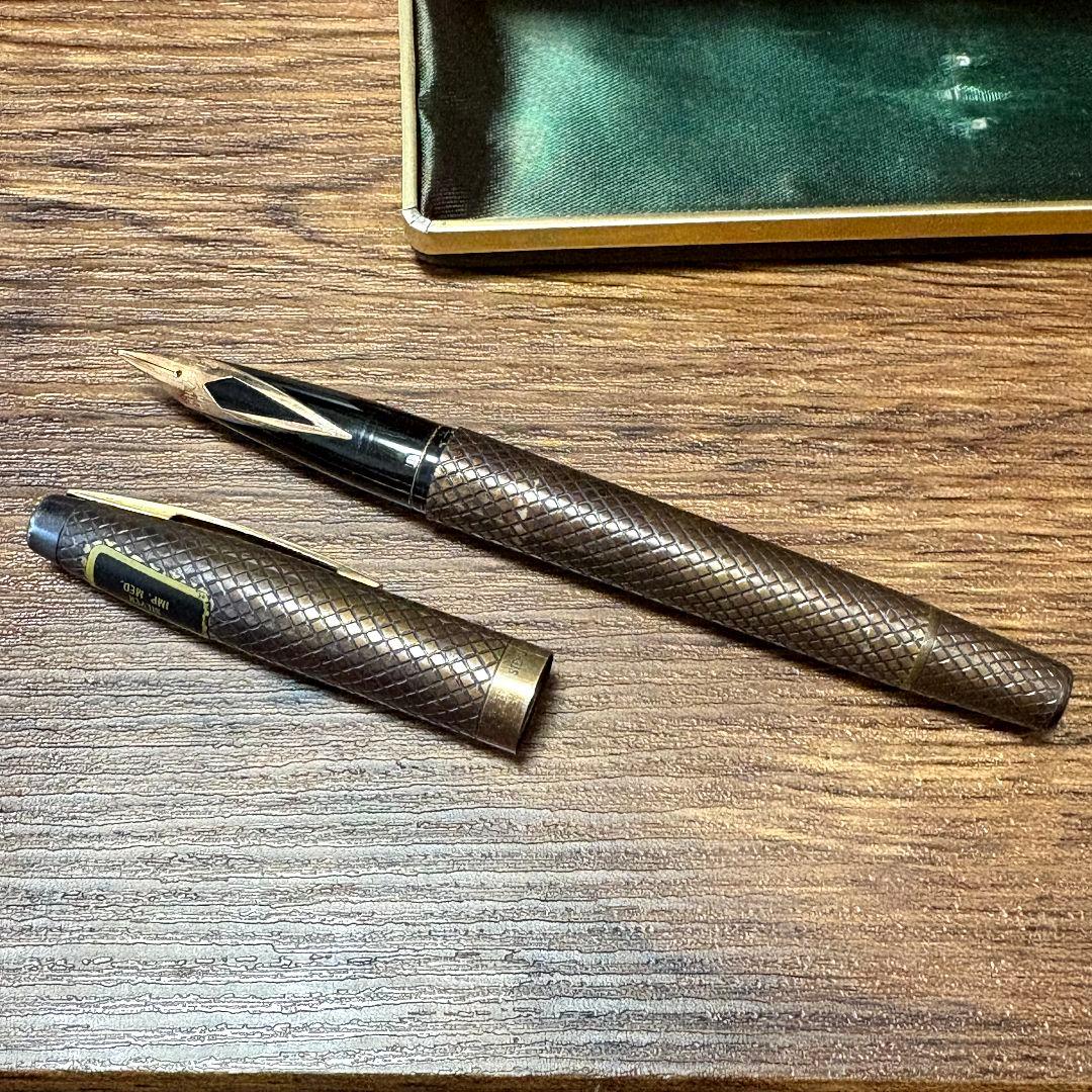 シェーファー 万年筆 14K シルバー