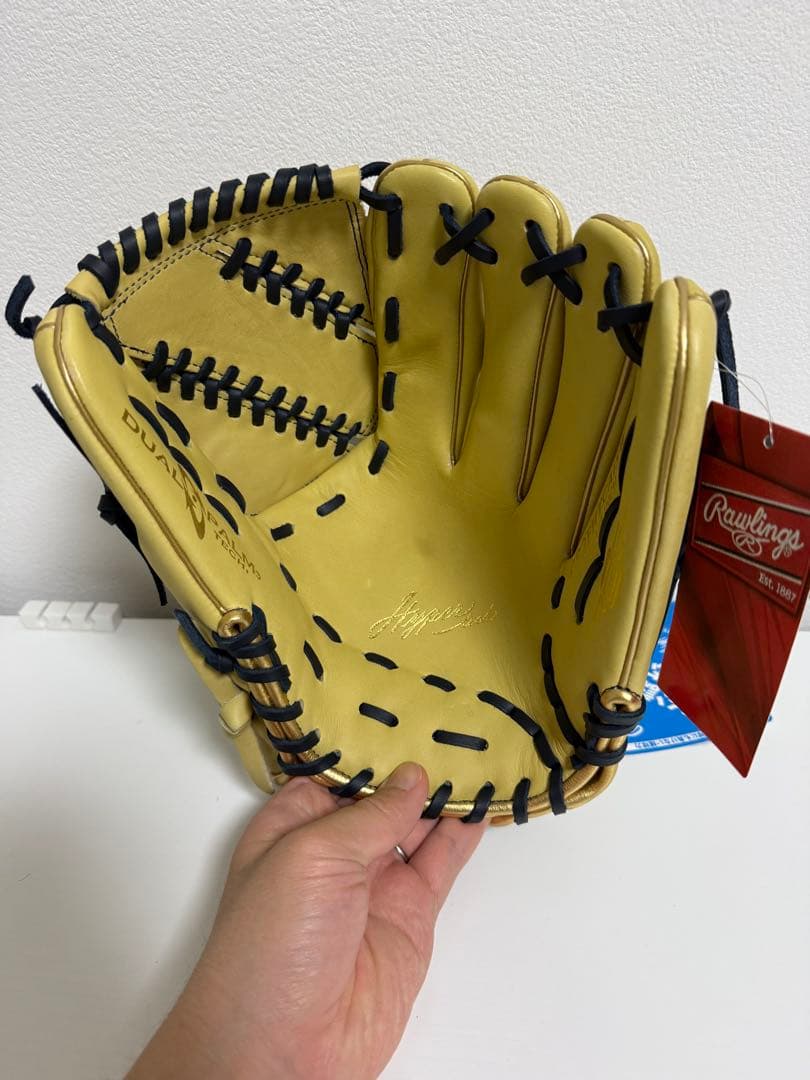 Rawlings 軟式グローブ 投手用　クリームカラー