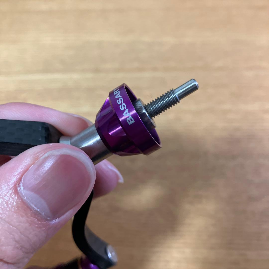 廃盤　レア　07ステラ　Bassartハンドル　夢屋チタンリールスタンド　左巻き
