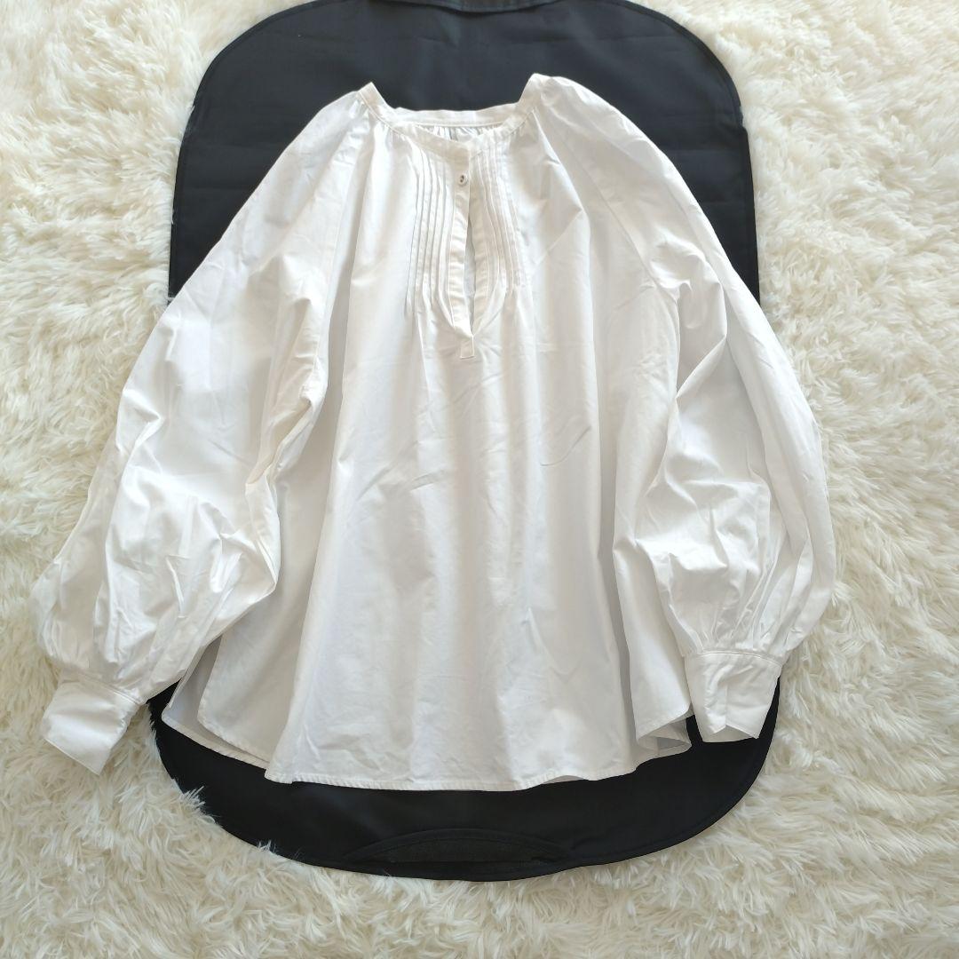 ザシンゾーン THE SHINZONE　シャツ ピンタック 白 コットン