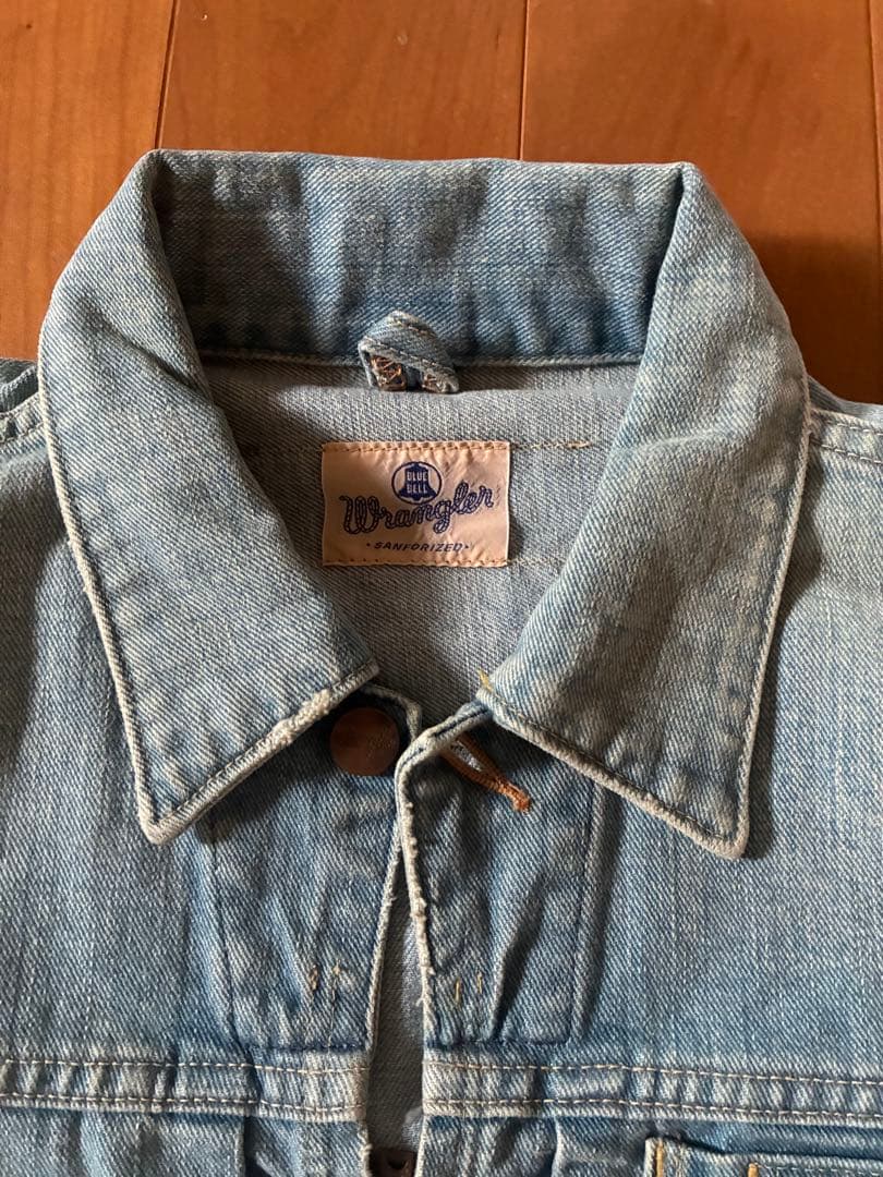 希少 Wrangler 11MJZ ブルーベル デニムジャケット M ラングラー